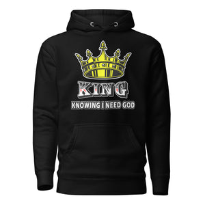 KING - Knowing I Need God Men's Hoodie