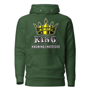 KING - Knowing I Need God Men's Hoodie