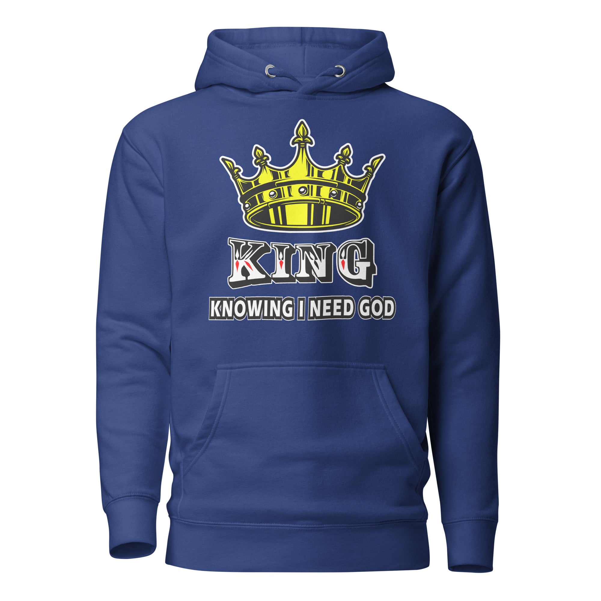 KING - Knowing I Need God Men's Hoodie