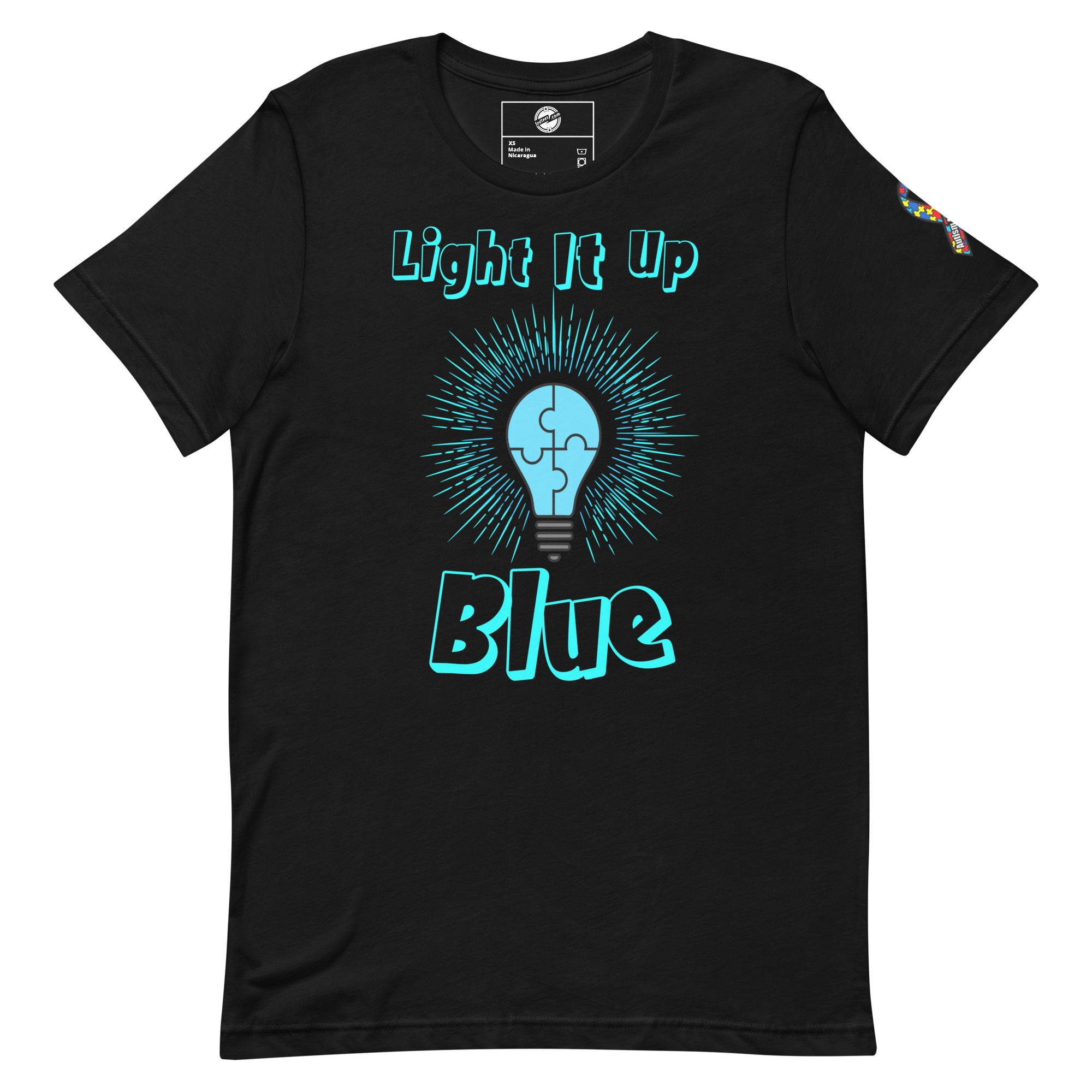 Light It Up Blue Autism Awareness t-shirt