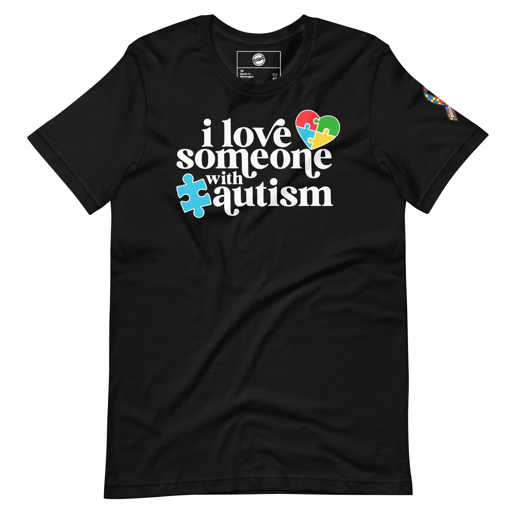 I Love Someone with Autism Unisex t-shirt