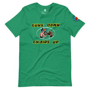 Gund Down Chairs Up t-shirt