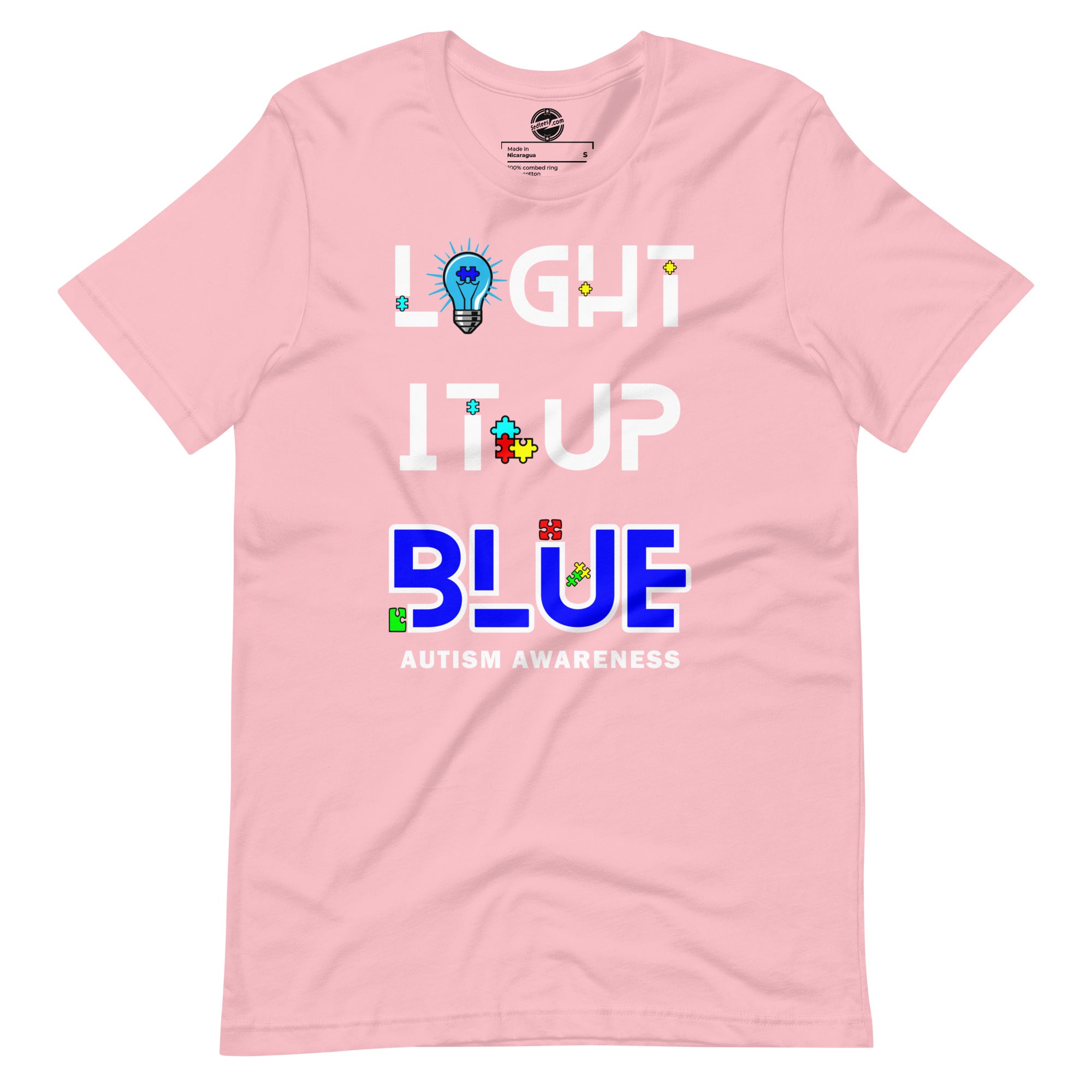 Light It Up Blue Unisex t-shirt