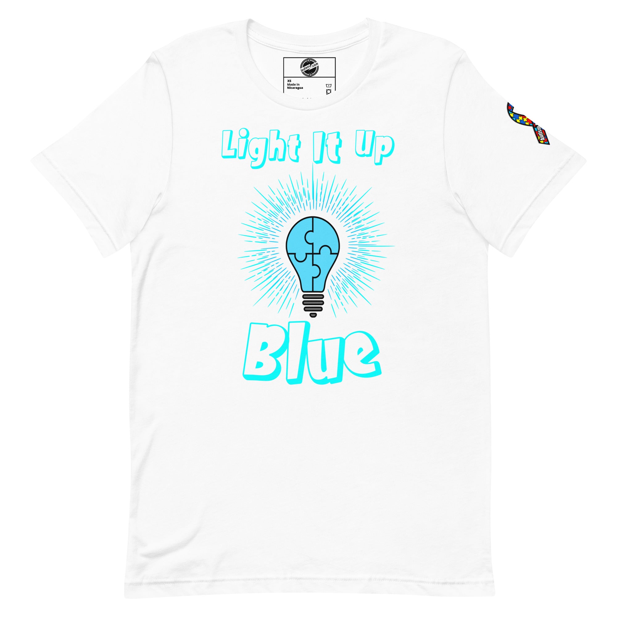 Light It Up Blue Autism Awareness t-shirt