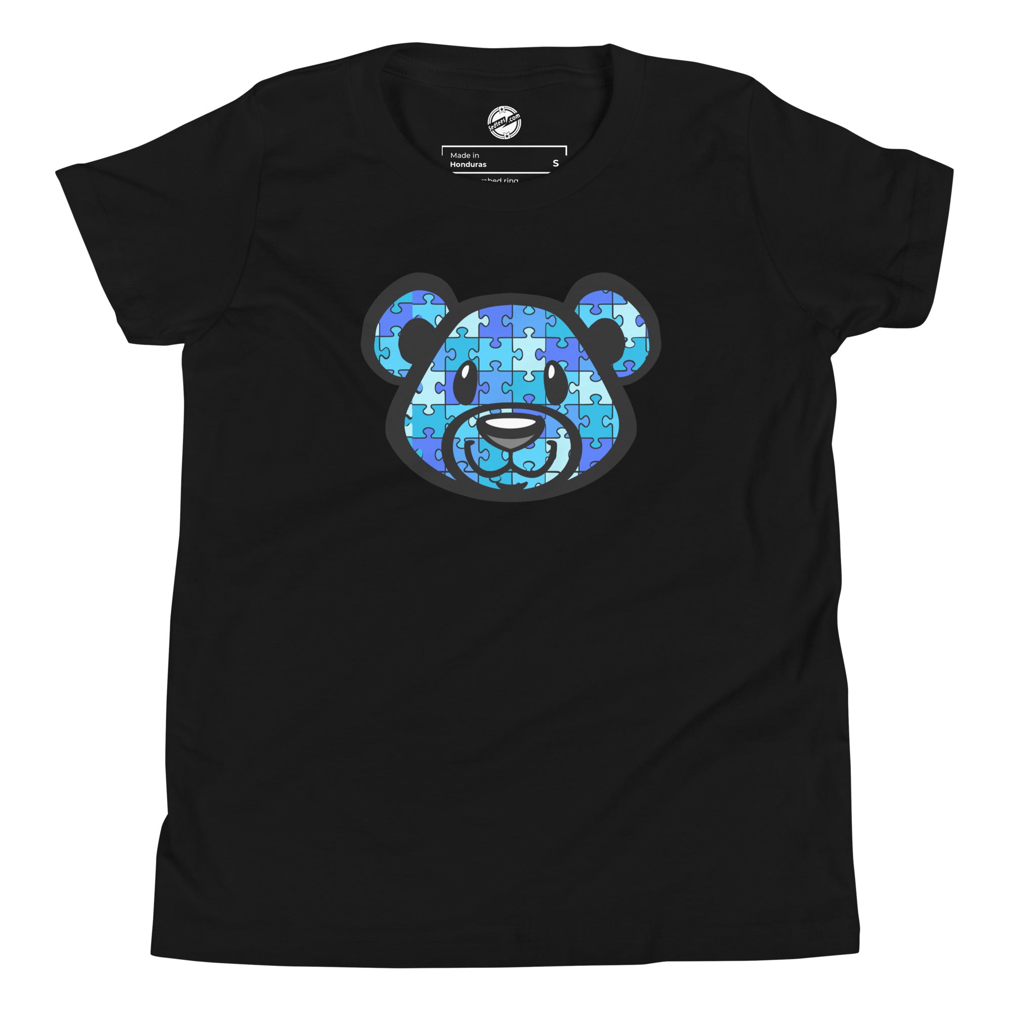 Blue Bear Autism Youth Short Sleeve T-Shirt