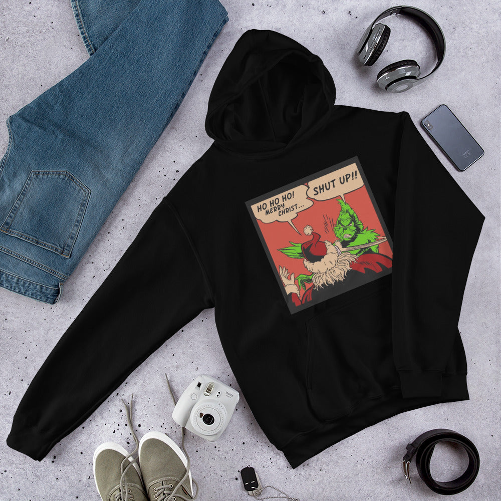 Slapping Santa (Unisex) Hoodie