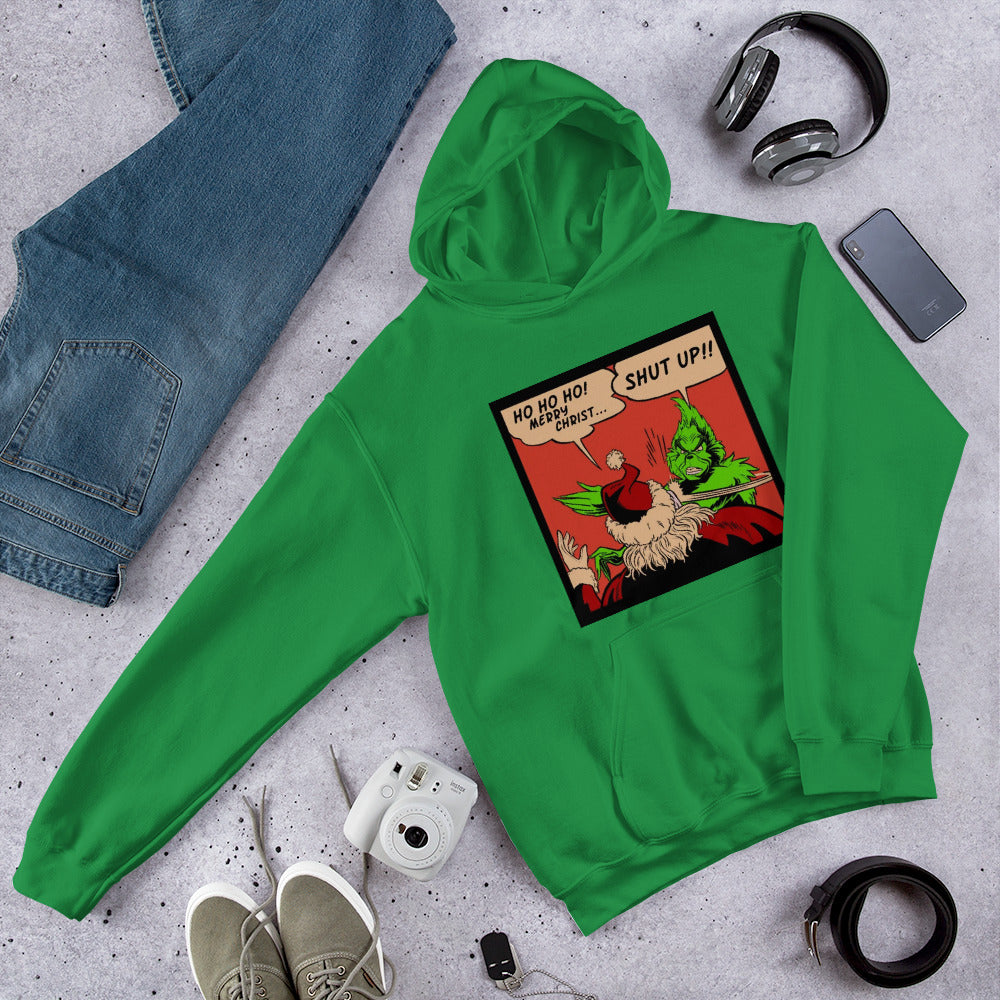 Slapping Santa (Unisex) Hoodie