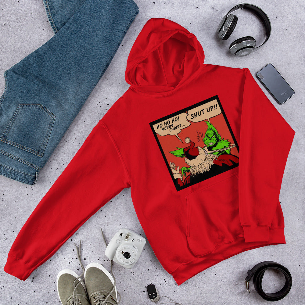 Slapping Santa (Unisex) Hoodie