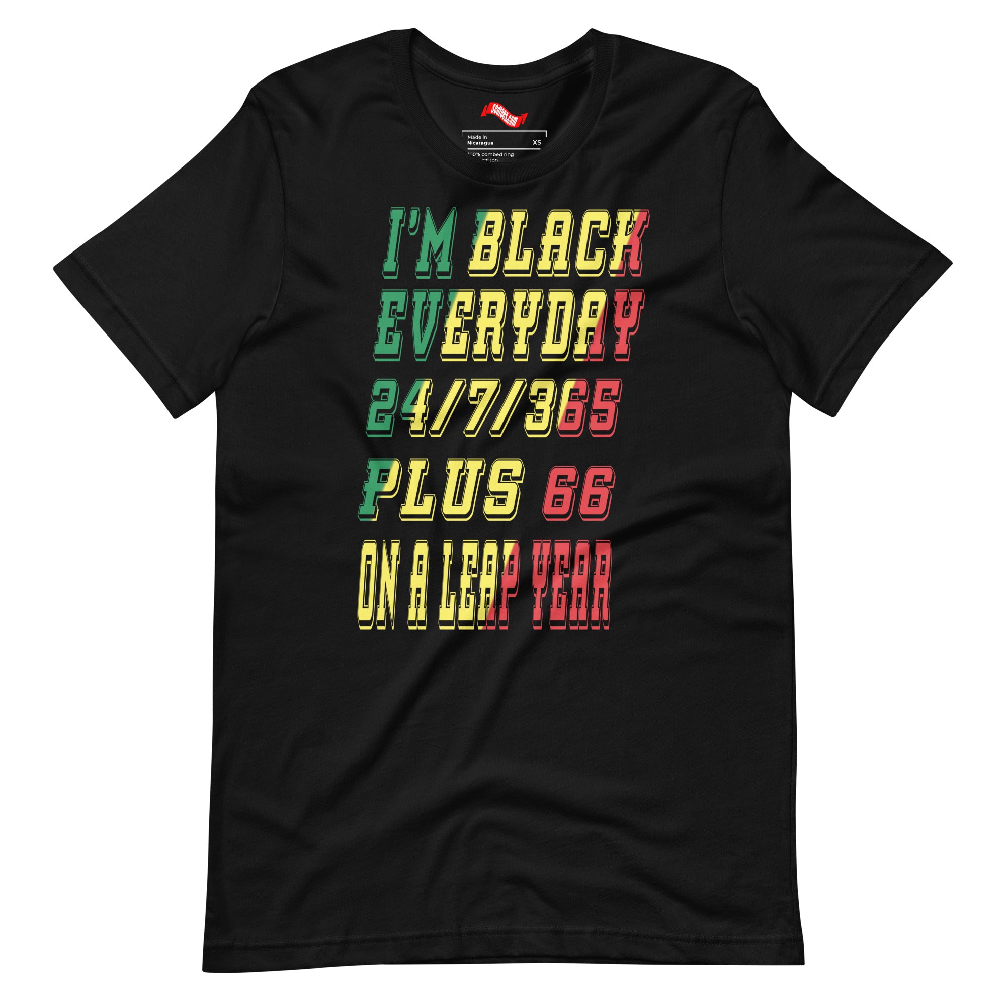 Black Everyday 365  t-shirt